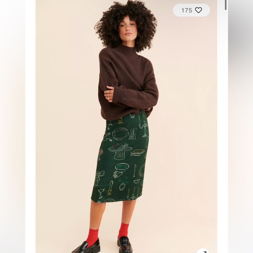 Lisa Says Gah Lauren Midi Skirt